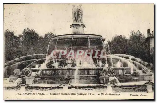 Cartes postales Aix en Provence Fontaine Monumentale