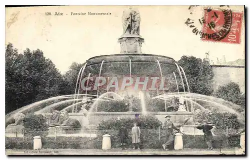 Cartes postales Aix Fontaine Monumentale