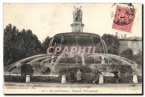 Cartes postales Aix en Provence Fontaine Monumentale