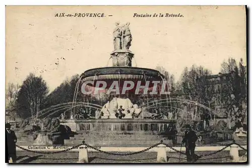 Cartes postales Aix en Provence Fontaine de la Rotonde