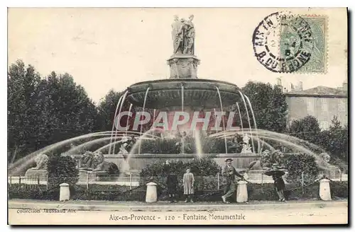 Cartes postales Aix en Provence Fontaine Monumentale