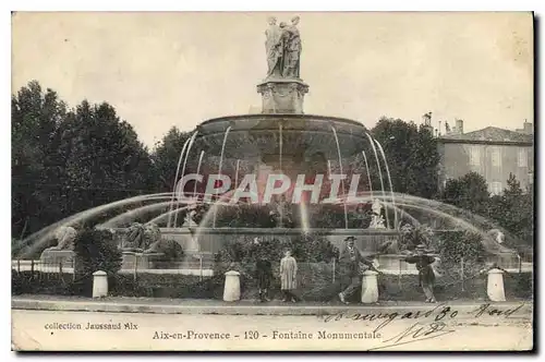 Cartes postales Aix en Provence Fontaine Monumentale