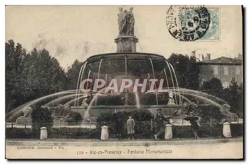 Cartes postales Aix en Provence Fontaine Monumentale