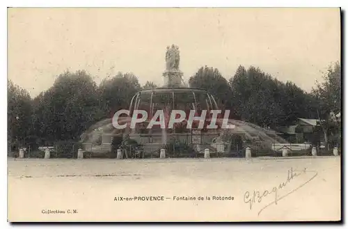 Cartes postales Aix en Provence Fontaine de la Rotonde