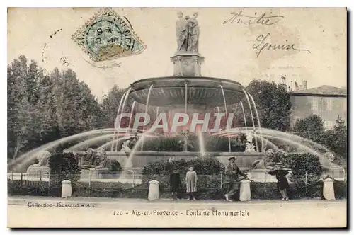 Cartes postales Aix en Provence Fontaine Monumentale