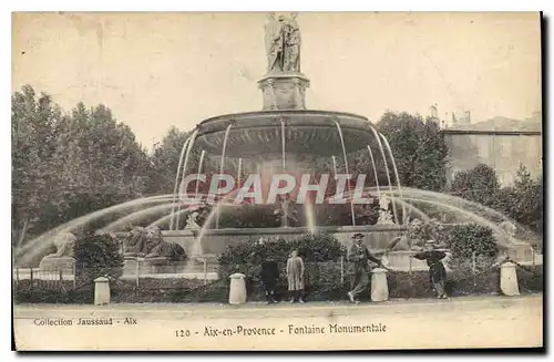 Cartes postales Aix en Provence Fontaine Monumentale