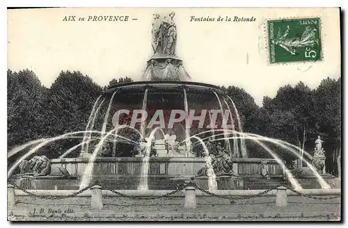 Cartes postales Aix en Provence Fontaine de la Rotonde