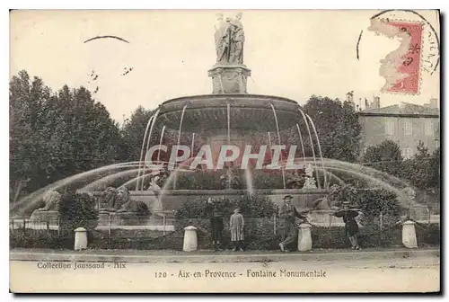 Cartes postales Aix en Provence Fontaine Monumentale