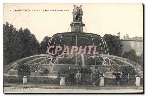 Cartes postales Aix en Provence La Fontaine  Monumentale