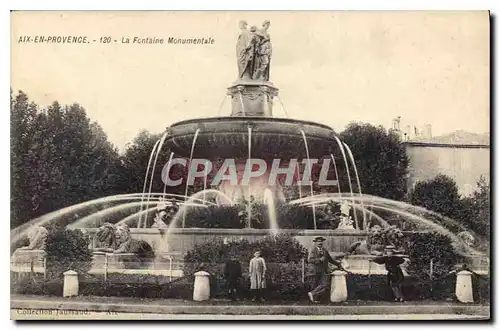 Cartes postales Aix en Provence La Fontaine  Monumentale