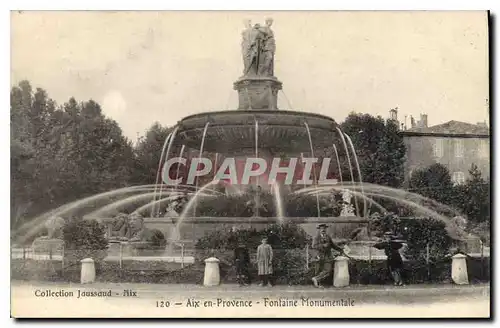 Cartes postales Aix en Provence Fontaine Monumentale