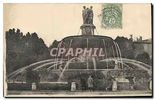 Cartes postales Aix en Provence Fontaine Monumentale