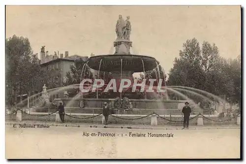 Cartes postales Aix en Provence Fontaine Monumentale