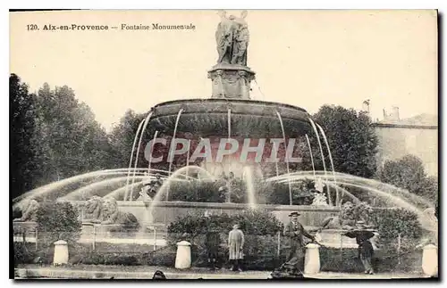 Cartes postales Aix en Provence Fontaine Monumentale