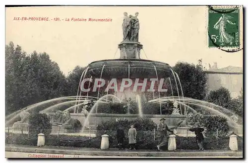 Cartes postales Aix en Provence La Fontaine Monumentale