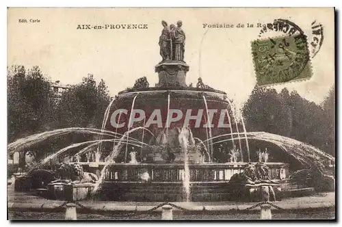 Cartes postales Aix en Provence Fontaine de la Rotonde