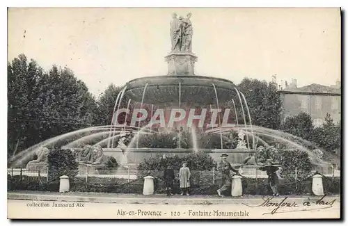 Cartes postales Aix en Provence Fontaine Monumentale