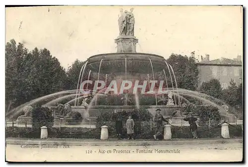 Cartes postales Aix en Provence Fontaine Monumentale