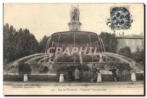 Cartes postales Aix en Provence Fontaine Monumentale