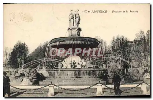 Cartes postales Aix en Provence Fontaine de la Rotonde