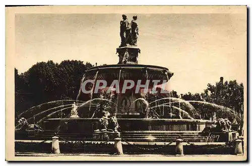 Cartes postales Aix en Provence La Grande Fontaine