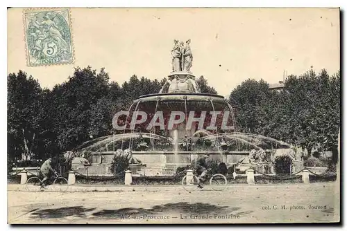 Cartes postales Aix en Provence La Grande Fontaine