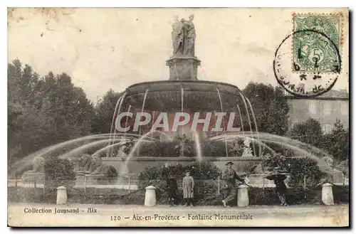 Cartes postales Aix en Provence Fontaine Monumentale