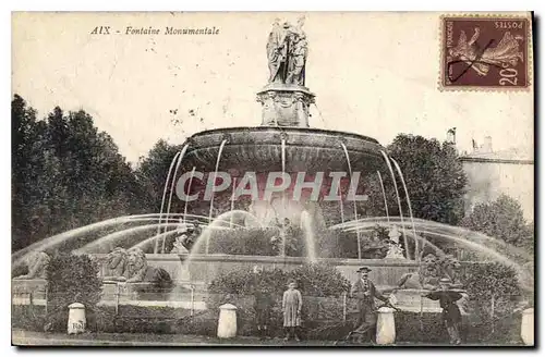 Cartes postales Aix Fontaine Monumentale