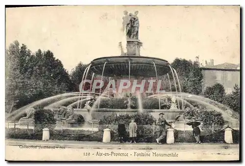 Cartes postales Aix en Provence Fontaine monumentale