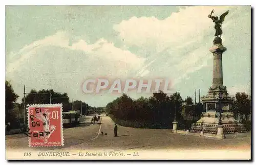 Ansichtskarte AK Dunkerque la Statue de la Victoire