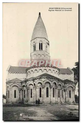 Cartes postales Monteron Charente Eglise Abside et Clocher