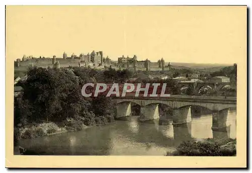 Cartes postales Vue Generale Nord Ouest Carcassonne