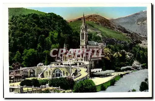 Ansichtskarte AK Lourdes Vue sur le Gave et la Basilique