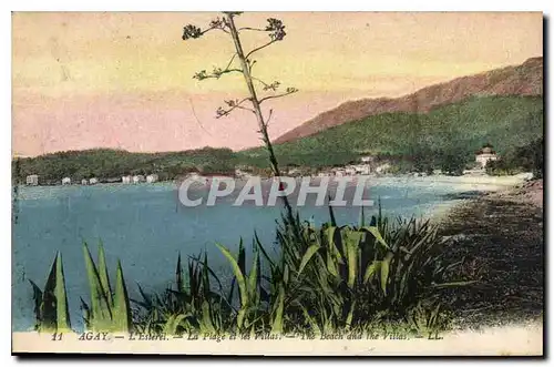 Cartes postales Agay L'Esterel La Plage et les Villas