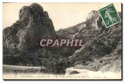 Cartes postales L'Esterel Corniche d'Or Roc St Barthelemy et le St Pilon