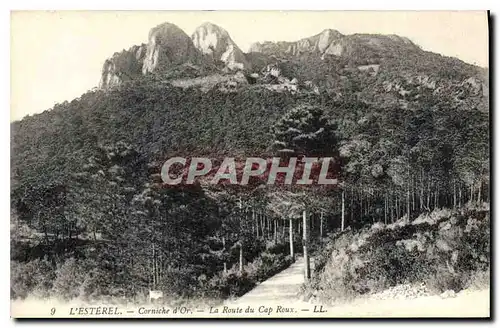 Cartes postales L'Esterel Corniche d'Or La Route du Cap Roux