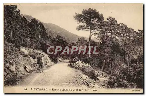 Cartes postales L'Esterel Route d'Agay au Mal Infernet