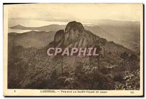 Ansichtskarte AK L'Esterel Vue sur le Saint Pilon et Agay