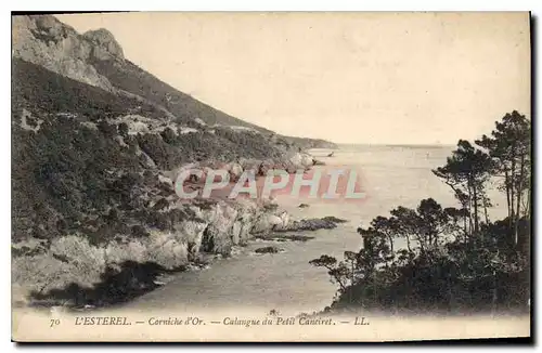 Cartes postales L'Esterel Corniche d'Or Calanque du Petit Caneiret