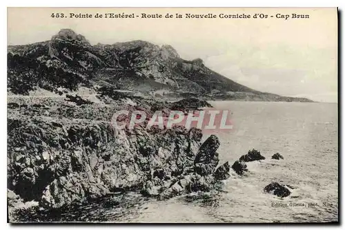 Cartes postales Pointe de L'Esterel Route de la Nouvelle Corniche d'Or Cap Brun