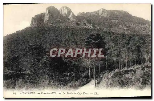 Cartes postales L'Esterel Corniche d'Or La Route du Cap Roux