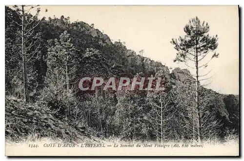 Cartes postales Cote d'Azur L'Esterel Le Sommet du Mont Vinaigre