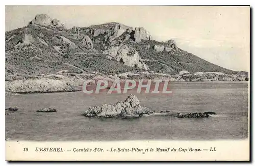 Cartes postales L'Esterel Corniche d'Or Le Saint Pilon et le Massif du Cap Roux