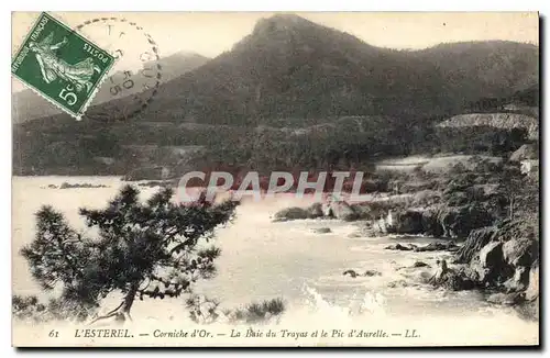 Ansichtskarte AK L'Esterel Corniche d'Or La Baie du Trayas et le Pic d'Aurelle