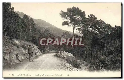 Cartes postales L'Esterel Route d'Agay au Mal Infernet