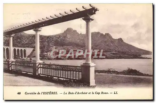 Ansichtskarte AK Corniche de l'Esterel La Bae d'Antheor et le Cap Roux
