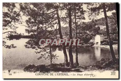 Cartes postales Corniche de l'Esterel La Plage d'Aurelle