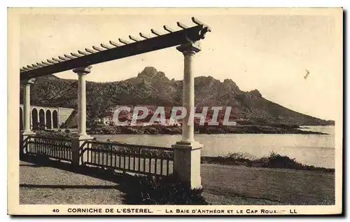 Ansichtskarte AK Corniche de L'Esterel La Bae d'Antheor et le Cap Roux