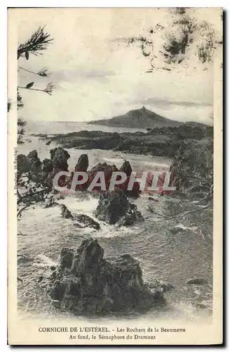 Ansichtskarte AK Corniche de L'Esterel Les Rochers de la Beaumette