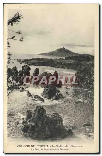 Ansichtskarte AK Corniche de L'Esterel Les Rochers de la Beaumette